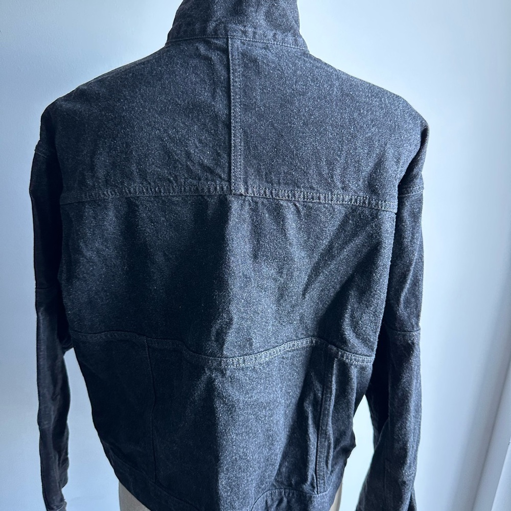AG Jeans Denim Mock Neck Jacket Size Medium - Picture 7 of 7